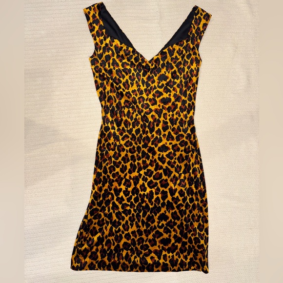 Betsey Johnson Dresses & Skirts - Betsey Johnson Leopard Print Mini Dress